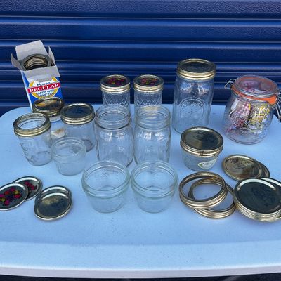 Sale Photo Thumbnail #94: Variety of items, from vintage glass to furniture, to art!