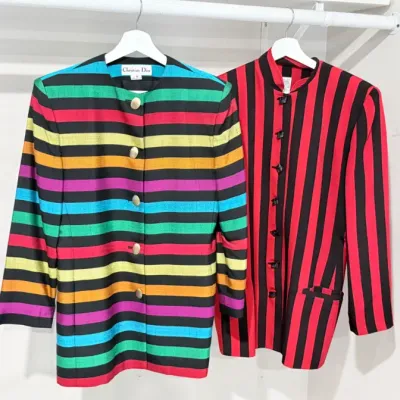 Sale Photo Thumbnail #6: Christian Dior Rainbow Blazer