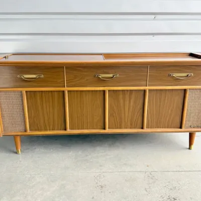Sale Photo Thumbnail #2: Magnavox Mid-Century Stereo Console Cabinet