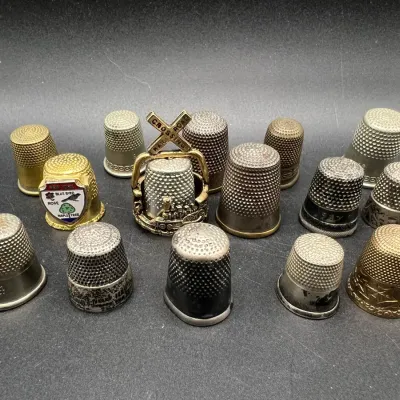 Antique & Vintage Sewing Thimbles including Sterling Silver