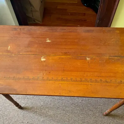 Antique Folding Sewing Table