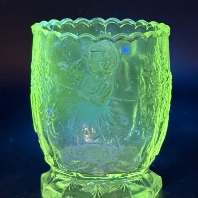 Cambridge Children’s Open Sugar Bowl Vintage Glass
