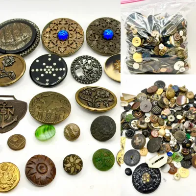 Vintage Button Mystery Lot 