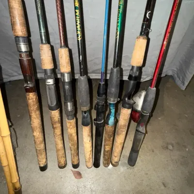 10 Fishing Poles 