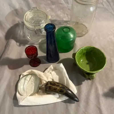 Vintage Collectible Glass Items