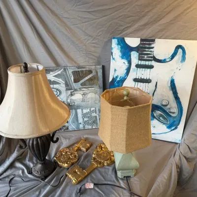 Rockin Art, and Lamps