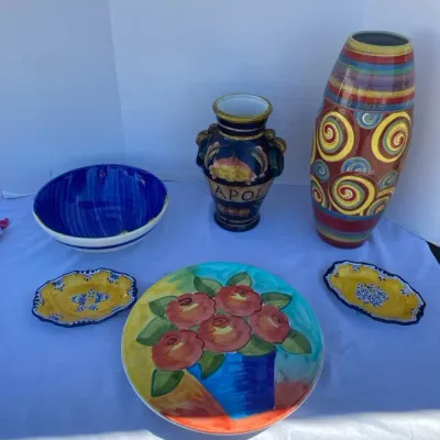 Napoli Italian Ceramic Vase and More