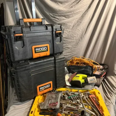 Ridgid Duel Toolbox and Misc Tools