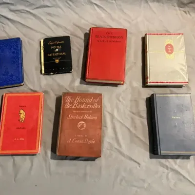 7 Vintage Rare Books