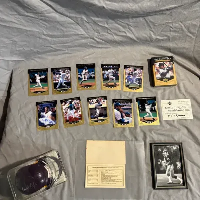 Mix of Signed and Collectible Sports Memorabilia