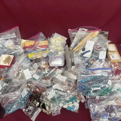 Jewelry Supplies & Lovely Pieces Combined. 