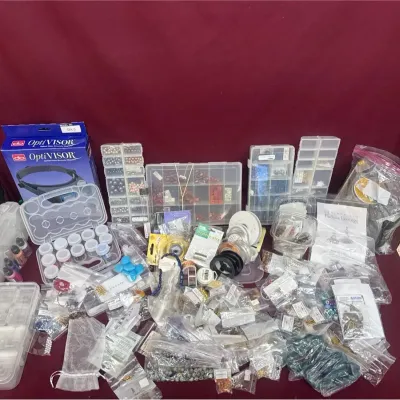 Large Array of Jewelry Making Supplies