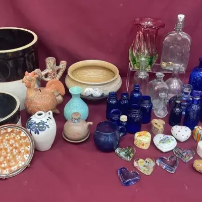 Vtg & Antique Glassware, Ceramics, & More