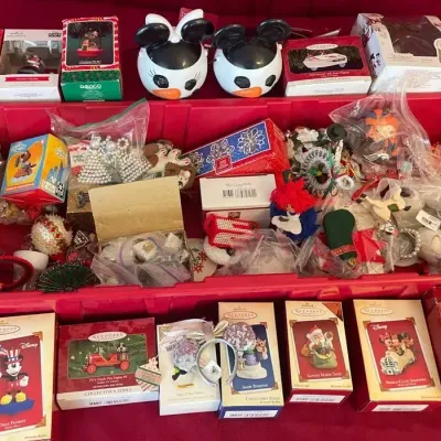 Holiday Ornaments Mystery Lot, Including Disney & McDonalds