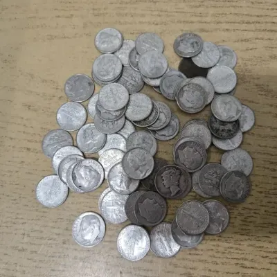 Sale Photo Thumbnail #24:  71 Dimes 90% Silver