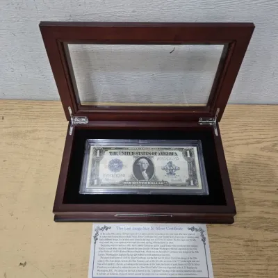 Sale Photo Thumbnail #2: The Last Large Size $1 Silver Certificate