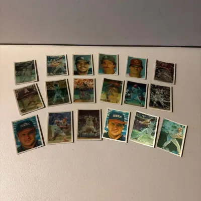 1986 Sportflics 3D Baseball Cards Lot of 18 - Cal Ripken, Gwynn, Rose, Puckett  