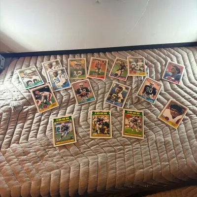 1988 Topps NFL Football Cards Lot of 16 - Marcus Allen, Dickerson, Largent, HOFers
