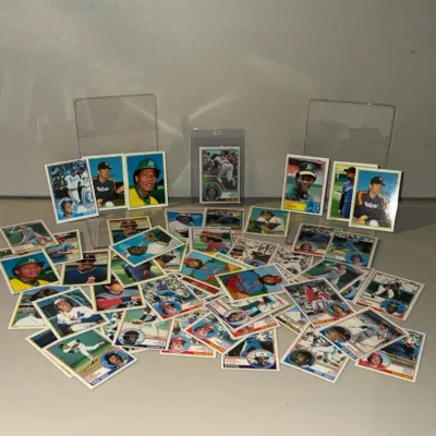 1982-1983 Topps Baseball Lot (~50) - Tony Gwynn RC #482, Nolan Ryan, Henderson, Brett