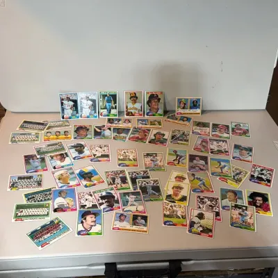 1981 Topps Baseball Cards Lot (~60+) - Rickey Henderson, Eddie Murray, HOFers   