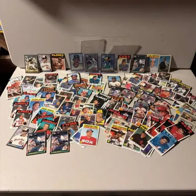 1985-1987 Baseball Cards Lot (~80+) - Barry Bonds RC, '85 Donruss Ryan, Mattingly
