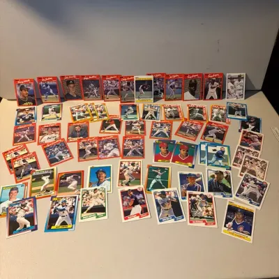 1990 Baseball Cards Lot (~55+) - Bo Jackson, Barry Bonds, Cal Ripken Jr, HOFers