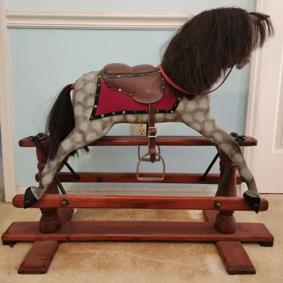 Sale Photo Thumbnail #32: English rocking horse