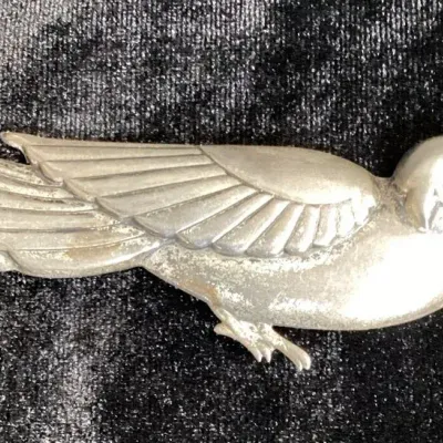 Coro Noiseland Sterling Dove Brooch