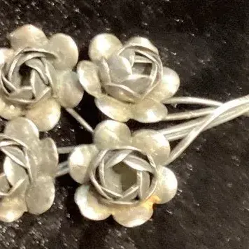 Coro Sterling Flower Brooch
