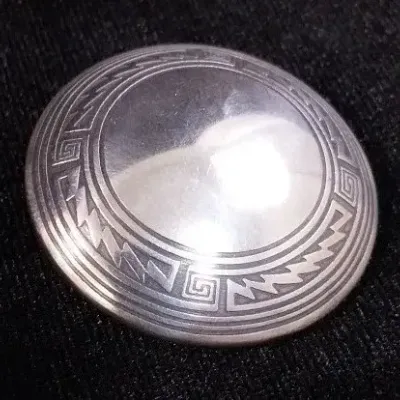 Sterling Dome Pendant 