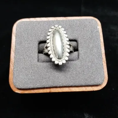 Sterling Trading Post Ring Size 6.5