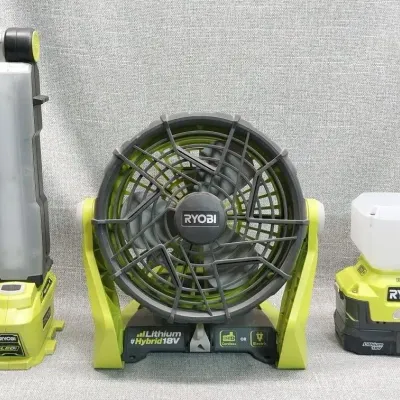 Ryobi Fan & Lights