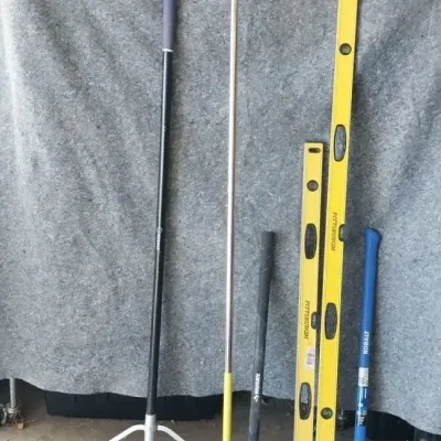 Levels, Sledgehammer, Pickaxe & Other Tools