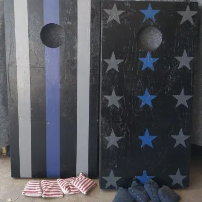 Cornhole Boards and Beanbags
