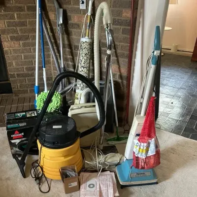 Cleaning Equipment Lot - Bissell, Wet/Dry Vacuum, and More