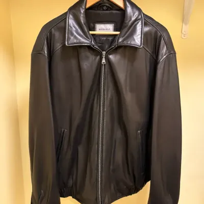 Hathaway Men’s Leather Jacket