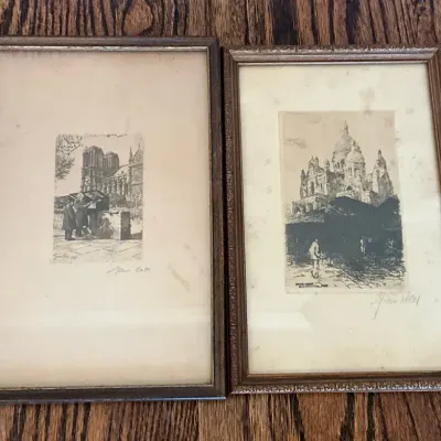 French Landmark Prints