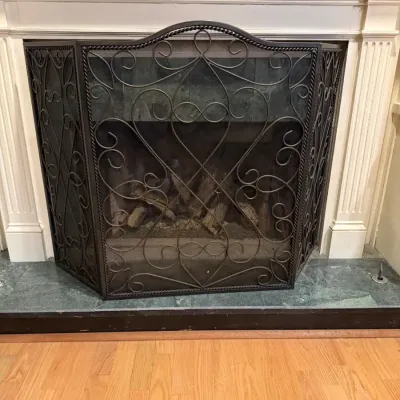 Wrought Iron Fireplace Screen