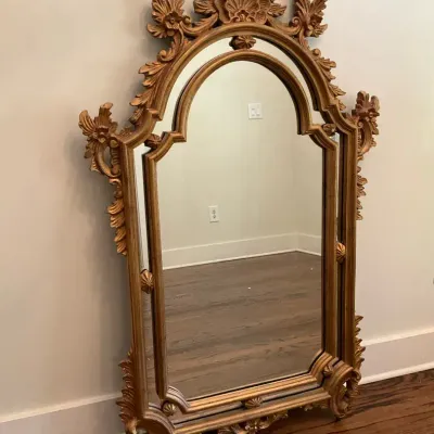 French Rococo Revival Style Mirror 
