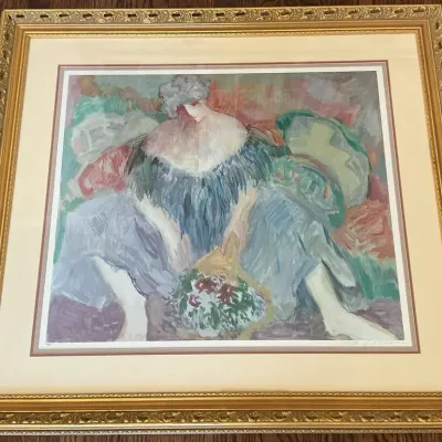 Lithograph By Barbara A. Wood