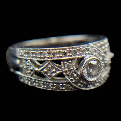 18K White Gold Diamond Ring NAGL #1108625