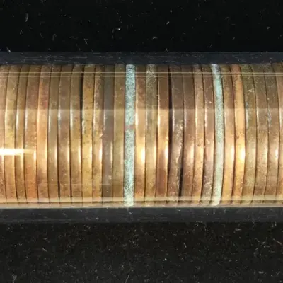 1 Roll of 50 Indian Head Cents Minted From 1859-1909