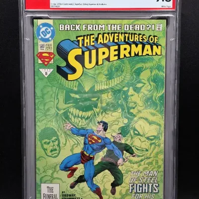 1993 Superman #500 Comic 1st Appearance of Steel & Superboy - PSA 9.6