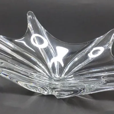 Sale Photo Thumbnail #147: Baccarat 18" Elongated Stella Freeform Centerpiece
