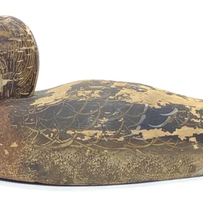 Sale Photo Thumbnail #533: Peterborough Canoe Co Mallard Hen Duck Decoy