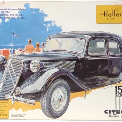 Sale Photo Thumbnail #199: Heller 1:8 Scale Citroen Traction Avant Car Model
