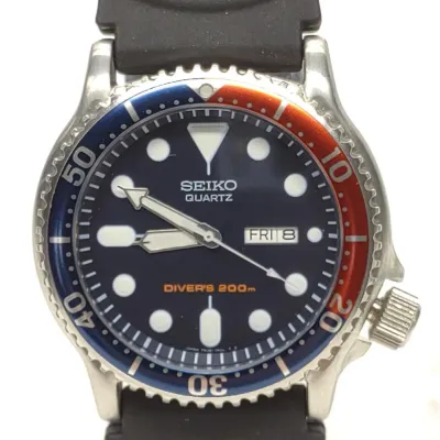 Sale Photo Thumbnail #460: Seiko 7N36-7A09 Pepsi Dial 39mm Divers Watch