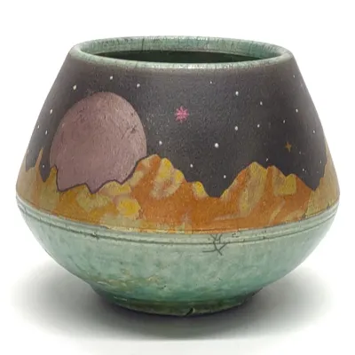 Sale Photo Thumbnail #638: Rick Loewenkamp Southwest Pottery Art Vase