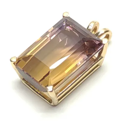 Sale Photo Thumbnail #99: 14K Gold Ametrine Necklace Pendant (17x12mm)