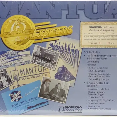 Sale Photo Thumbnail #516: Mantua 75th Anniversary Express Train Set (Sealed)
